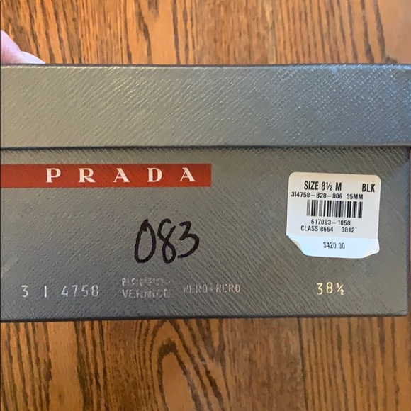 Prada nappa leather cap-toe ballet flats - Picture 3 of 6